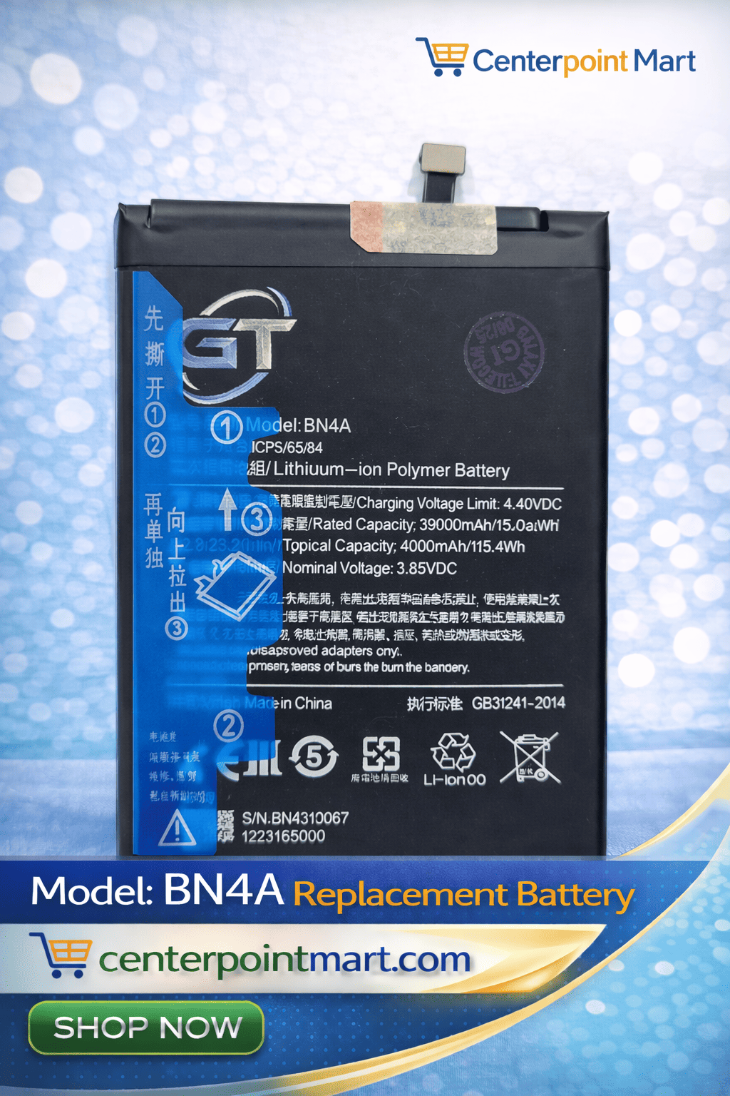 Xiaomi Redmi BN4A Battery