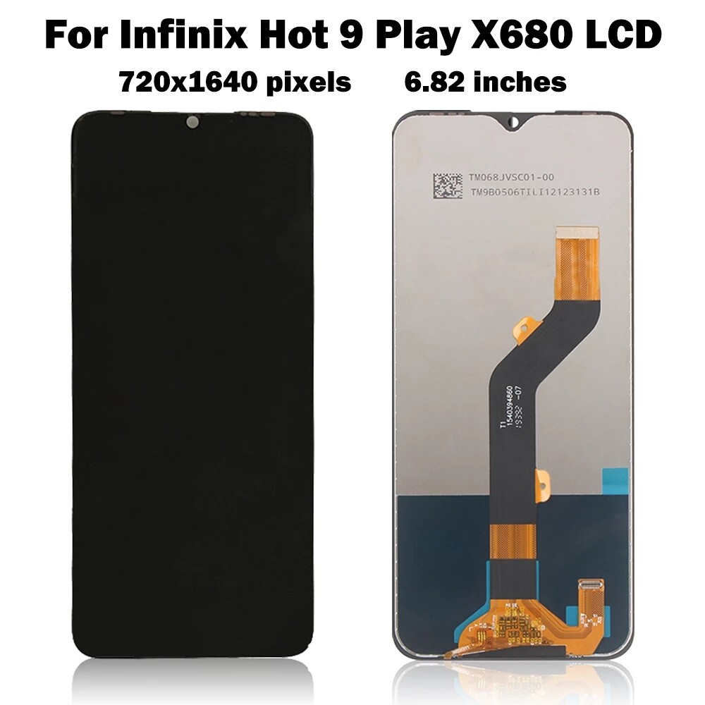 Infinix Hot 9 Play | X680 LCD Display Touch Screen Replacement – Premium Quality